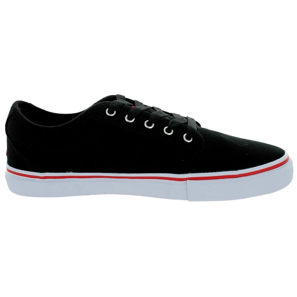 Adio Mens Melbourne Black/Red Skate Shoe 8 Men US